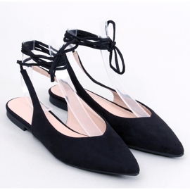 PA1 Dentoni Ballerine stringate nere nero 1