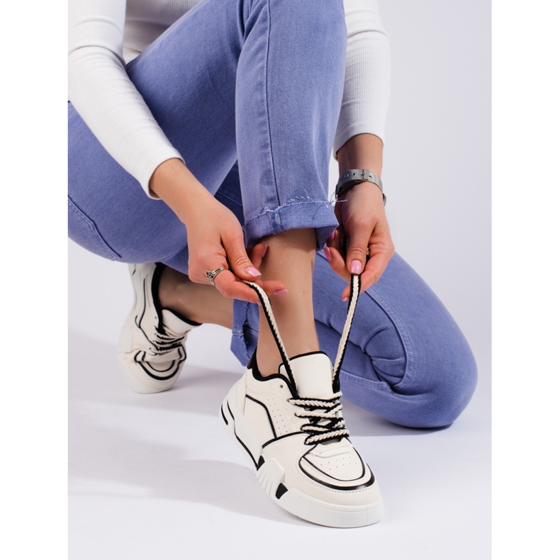 Sneakers Shelovet bianche da donna bianca 1