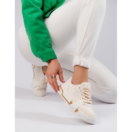 Sneaker da donna Shelovet beige 1