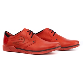 Polbut Scarpe da uomo in pelle 2103 rosse rosso 2