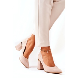 Lewski Shoes Décolleté in camoscio Lewski 3117 Beige 4