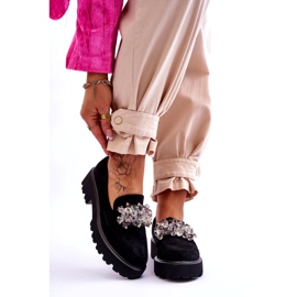 FB2 Mocassini con plateau impreziositi da donna Black Brenda nero 1
