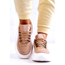 Scarpe sportive da donna Sneakers Big Star JJ274A222 Beige 5