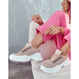 Scarpe sportive da donna Sneakers Big Star JJ274A222 Beige 1