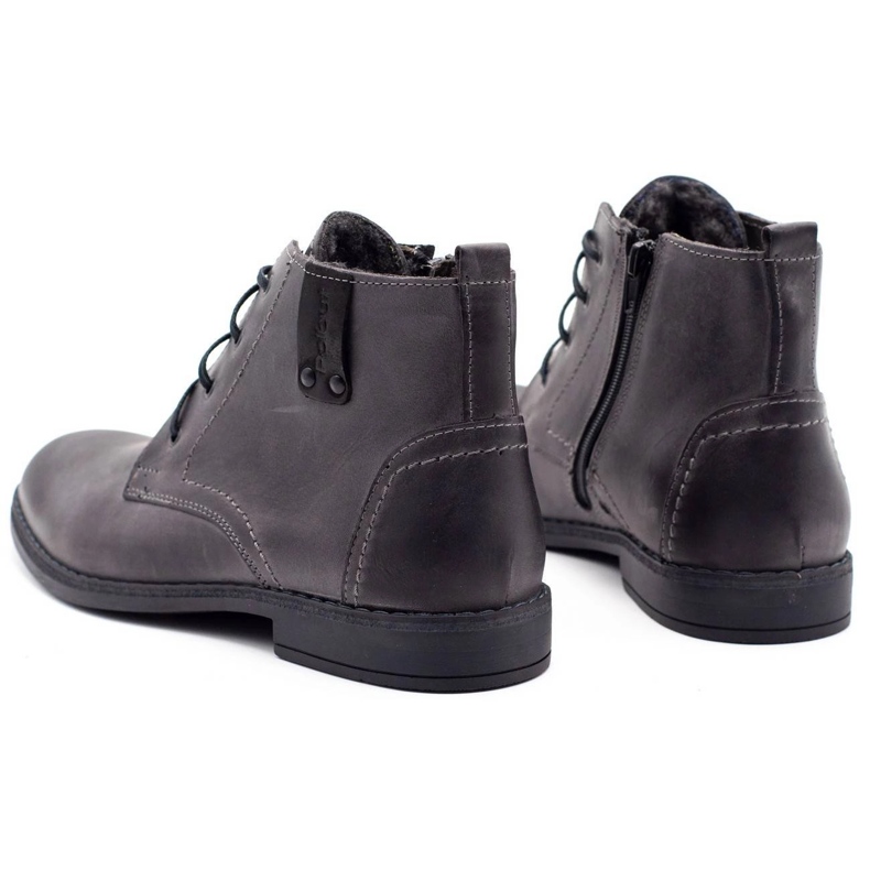 Polbut Scarpe invernali da uomo grigie C20 grigio 4