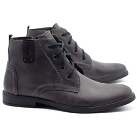 Polbut Scarpe invernali da uomo grigie C20 grigio 2