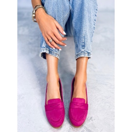 Mocassini da donna Ponchet Fucsia rosa 1