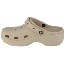 Infradito Crocs Classic Platform Clog 206750-2Y2 beige 1