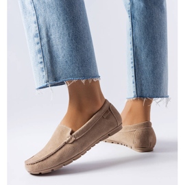 Mocassino Big Star in pelle beige JJ274658 1