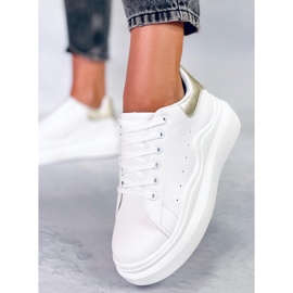 BM Scarpe sportive da donna Leone Gold bianco 1