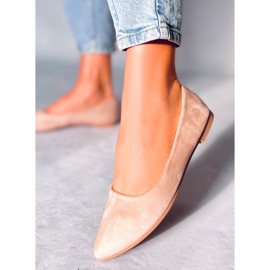 BM Ballerine con soletta in pelle Keys Khaki beige 1