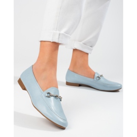 Mocassini da donna blu di Vinceza 1