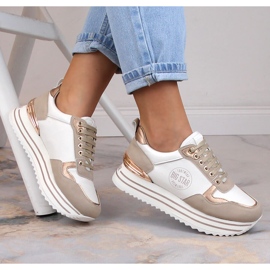 Scarpe sportive da donna sneakers con plateau multicolor Big Star LL274584 multicolore 1