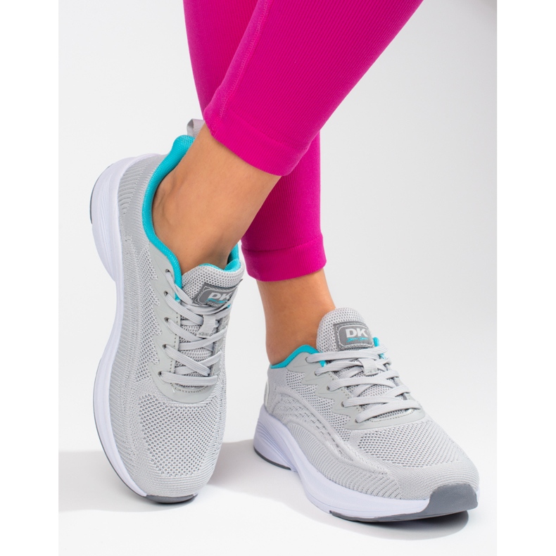 Scarpe sportive da donna DK grigio 1