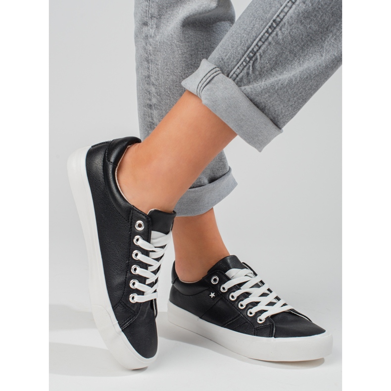 Classiche sneakers Vinceza nere da donna nero 1