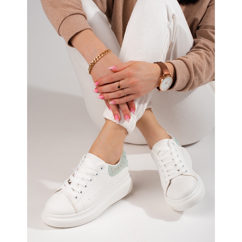 Sneakers Shelovet bianche da donna bianca 2