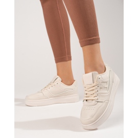 Sneakers Shelovet beige da donna 1