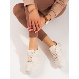 Sneakers Shelovet beige da donna 2