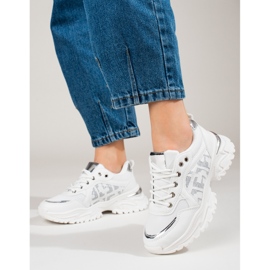 Comode scarpe sportive bianche Shelovet bianco 1