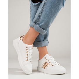 Scarpe sportive da donna classiche bianche Shelovet bianca 1