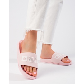 Pantofole rosa da donna classiche Big Star FF274A201600 2