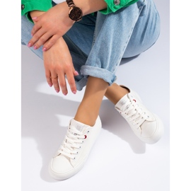 Sneakers bianche da donna Big Star JJ274001 bianca 2