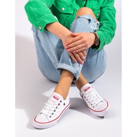 Sneaker classica Big Star T274022101 bianca bianco 1