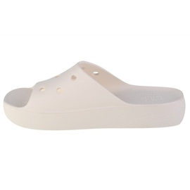 Infradito Crocs Classic Platform Slide 208180-100 bianco 1