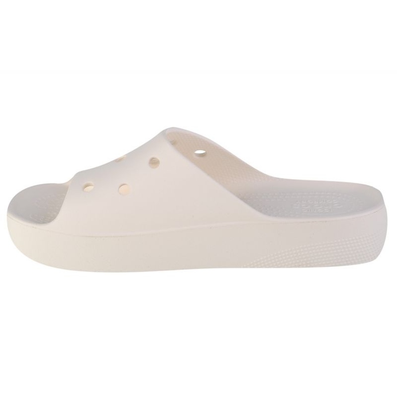 Infradito Crocs Classic Platform Slide 208180-100 bianca 1