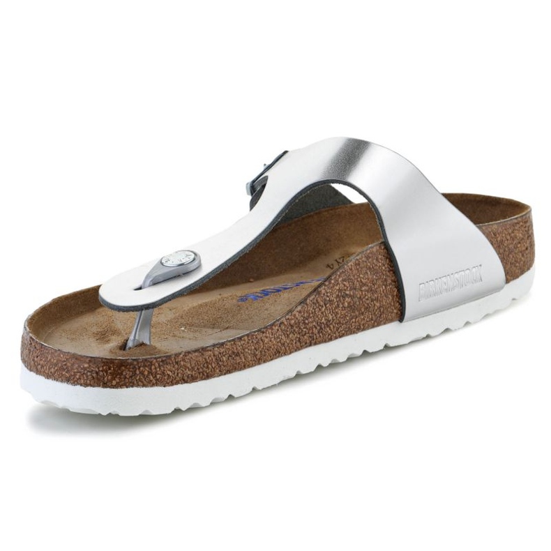 Brinkenstock Infradito Birkenstock Giizeh Argento W 1003675 d'argento 1
