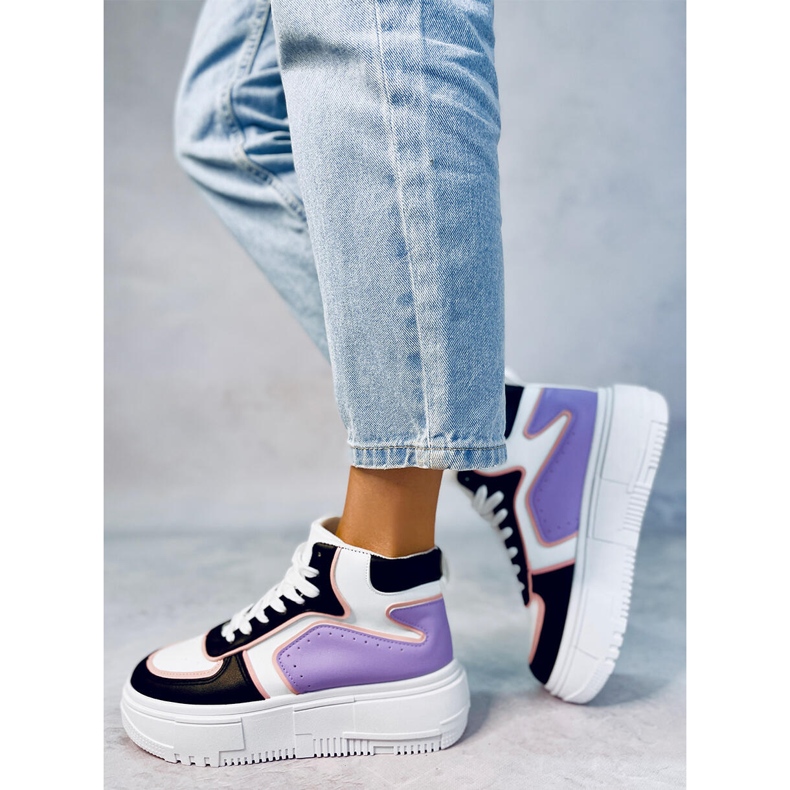 BM Sneakers alte Storm NERO / VIOLA 2