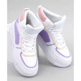 BM Sneakers alte Storm BIANCO / VIOLA bianca 1