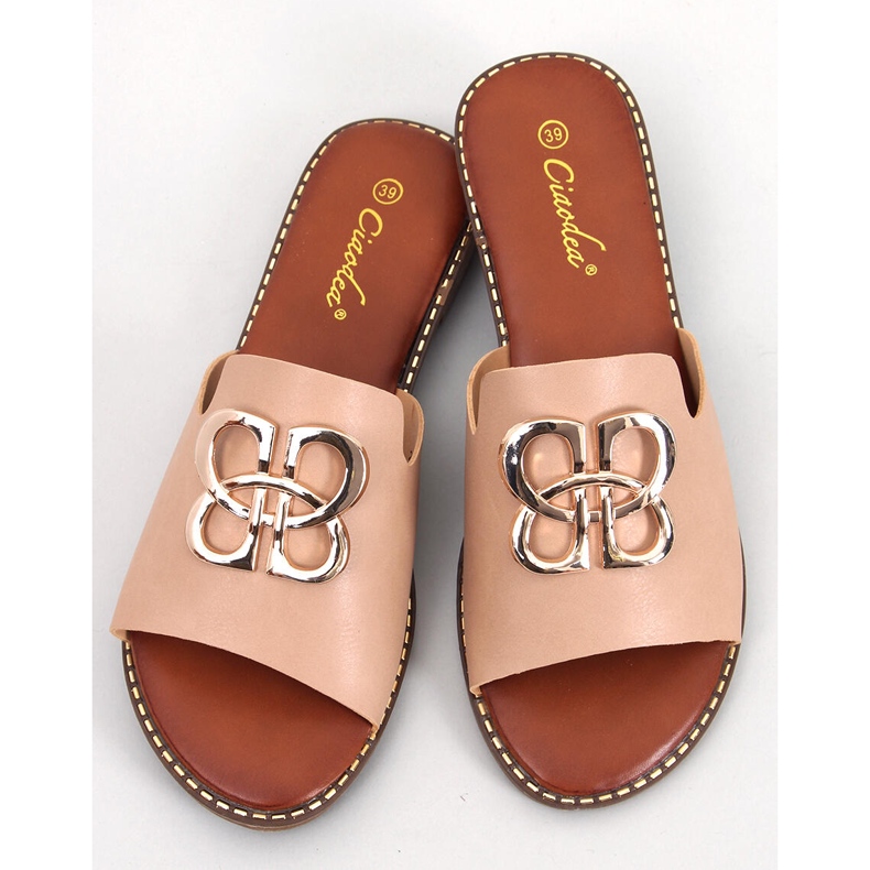 BM Pantofole da donna Ebony Apricot beige 1