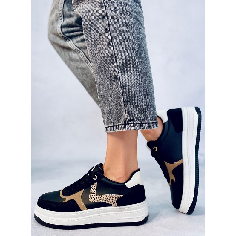 BM Boyd Sneakers nere con plateau nero 2