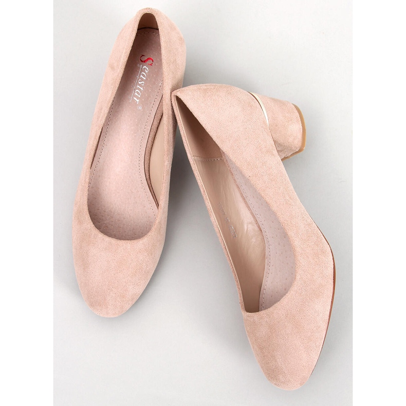 Seastar Décolleté a punta tonda color cachi Chelsea beige 1