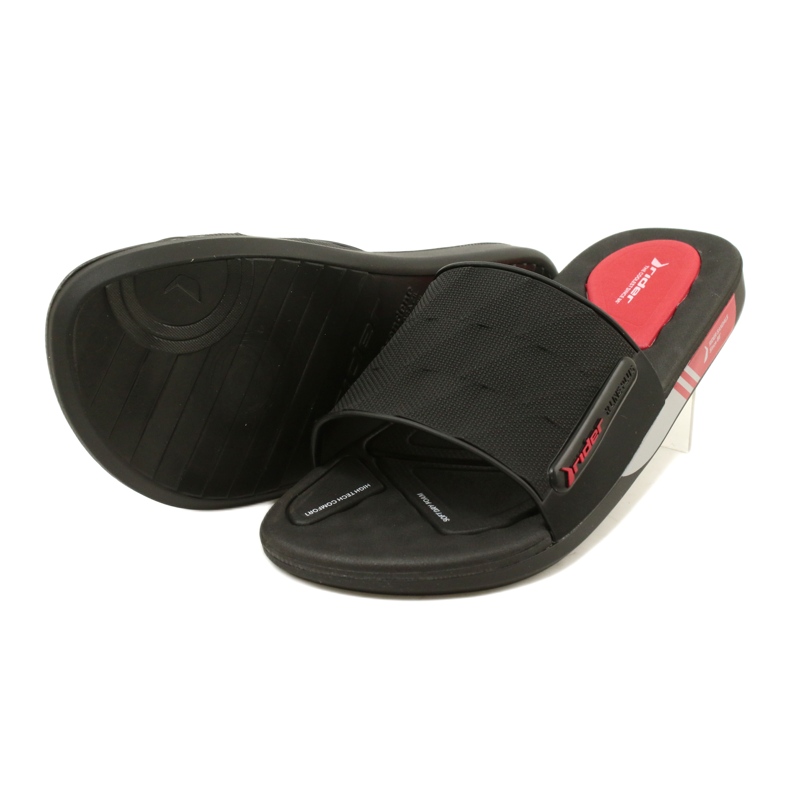 Rider 11970 Ad251 ciabatte da uomo in gel nero 4
