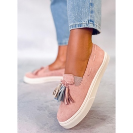 BM Sneakers primaverili con frange Salma Pink rosa 1