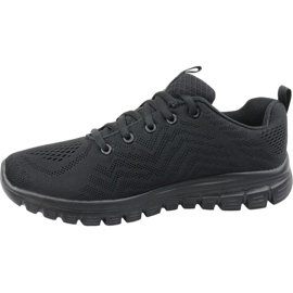 Skechers Graceful Get Connected W 12615-BBK nero 1
