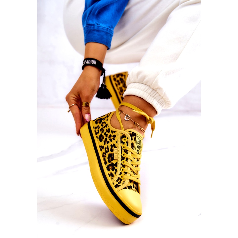 Sneakers da Donna Pantera Big Star JJ274616 Gialle giallo 1