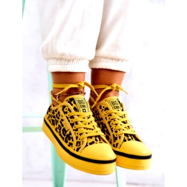 Sneakers da Donna Pantera Big Star JJ274616 Gialle giallo 9
