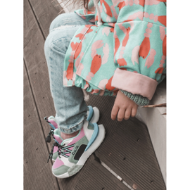 Scarpe Sportive per Bambini Sistema Memory Foam Big Star LL374219 Rosa-Verde 1