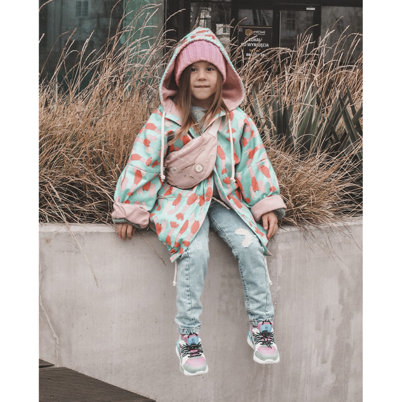 Scarpe Sportive per Bambini Sistema Memory Foam Big Star LL374219 Rosa-Verde 2