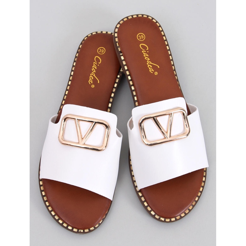 BM Pantofole da donna Tonya White bianca 1