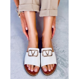 BM Pantofole da donna Tonya White bianco 2