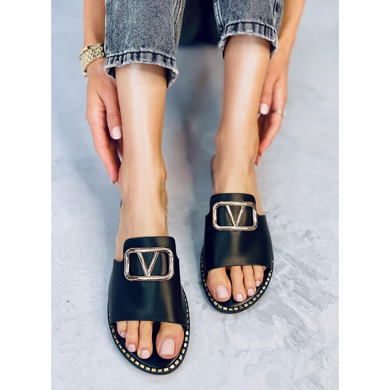 BM Pantofole da donna Tonya nere nero 1