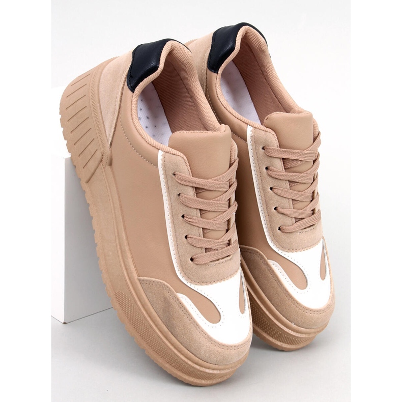 BM Platform Sneakers Griffin Khaki beige 1