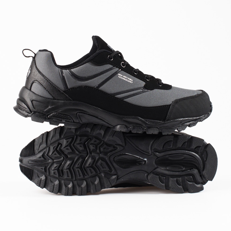 Scarpe sportive da trekking DK marroni da uomo nero 1