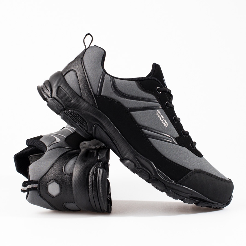 Scarpe sportive da trekking DK marroni da uomo nero 2