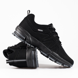 Scarpe sportive da uomo in tessuto DK nere nero 1