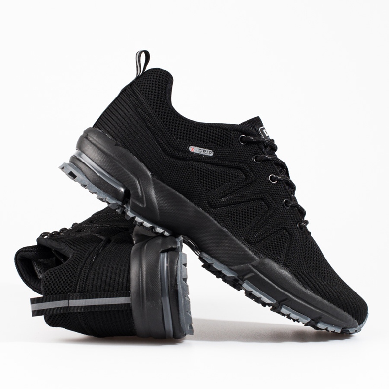 Scarpe sportive da uomo in tessuto DK nere nero 1